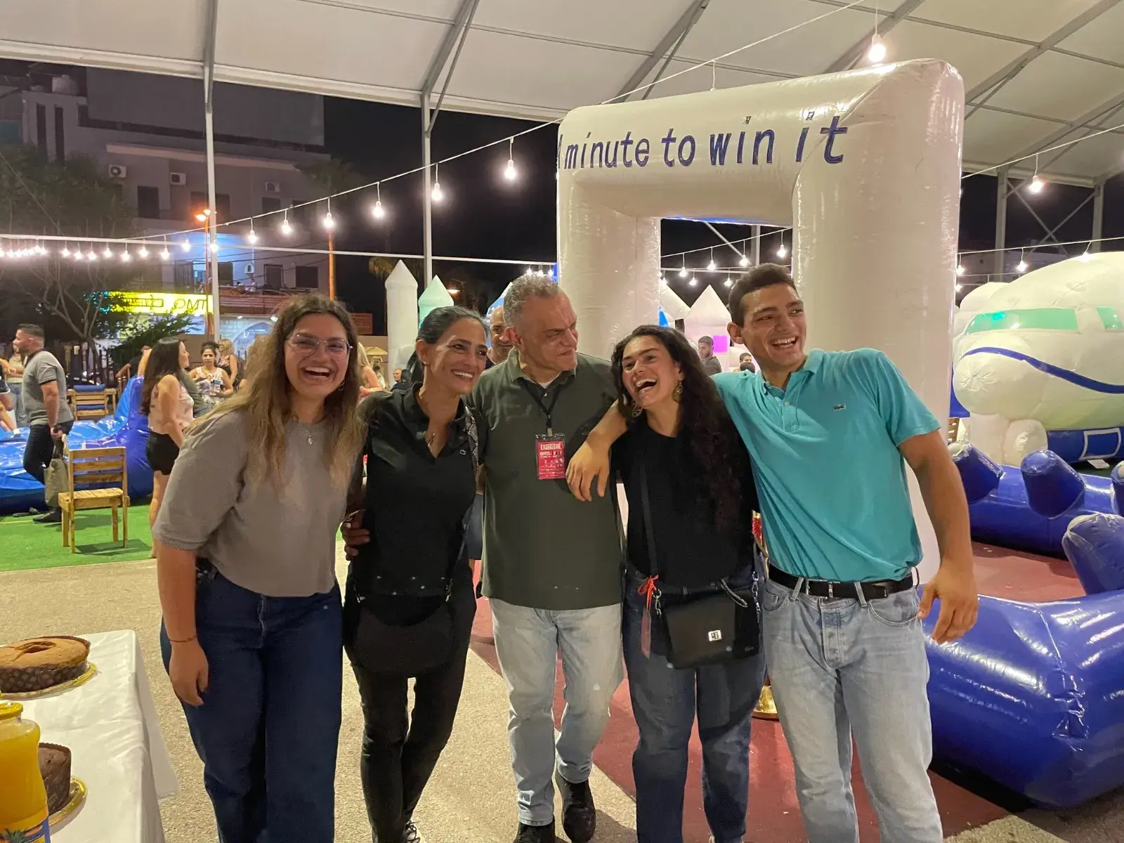 The Daige family at an event