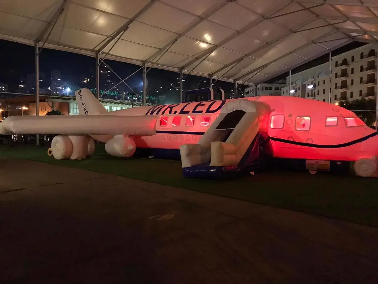 LED Airplane — Inflatable Games rental in Lebanon