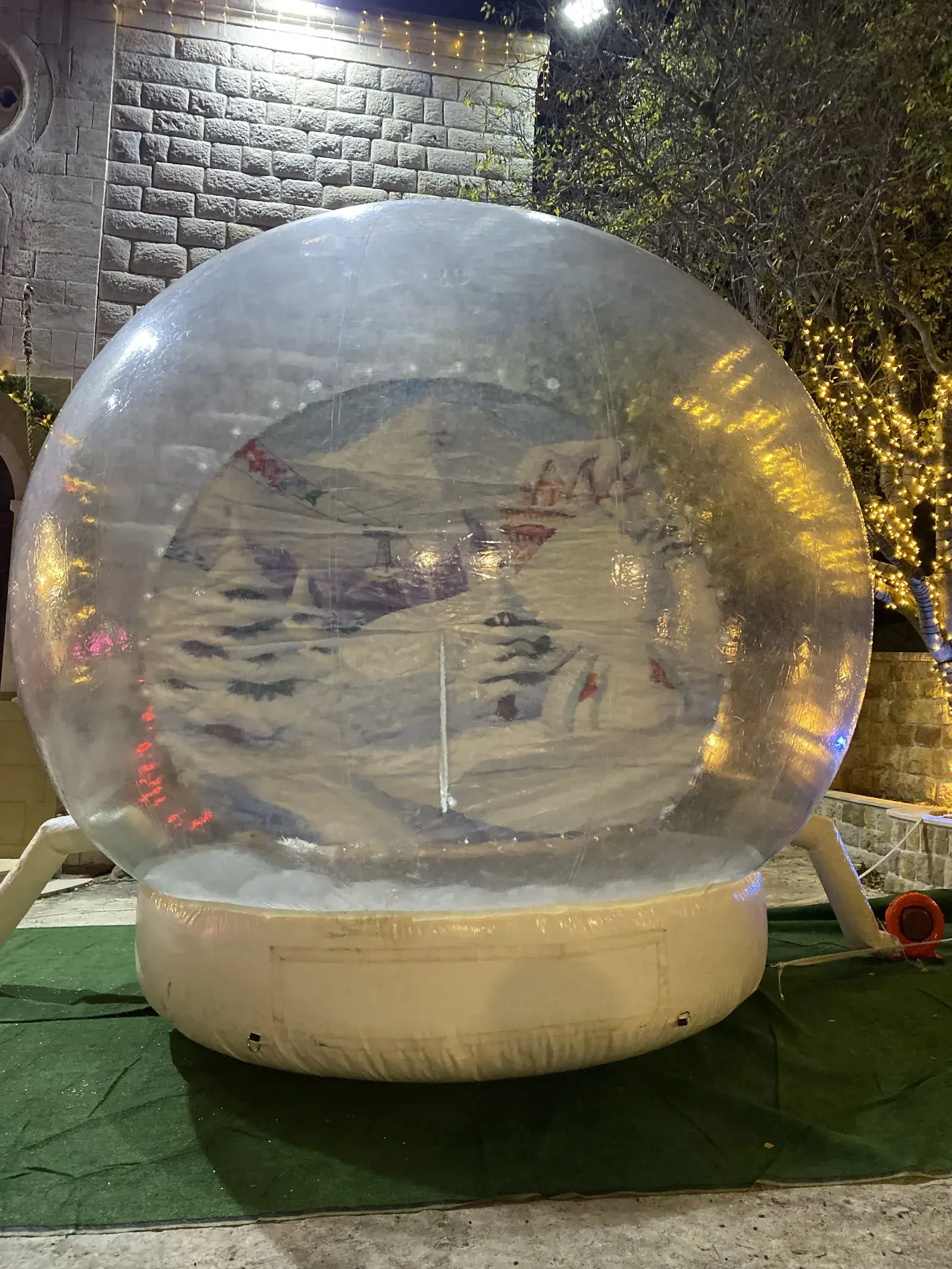 Small White Snow Globe — Inflatable Games rental in Lebanon